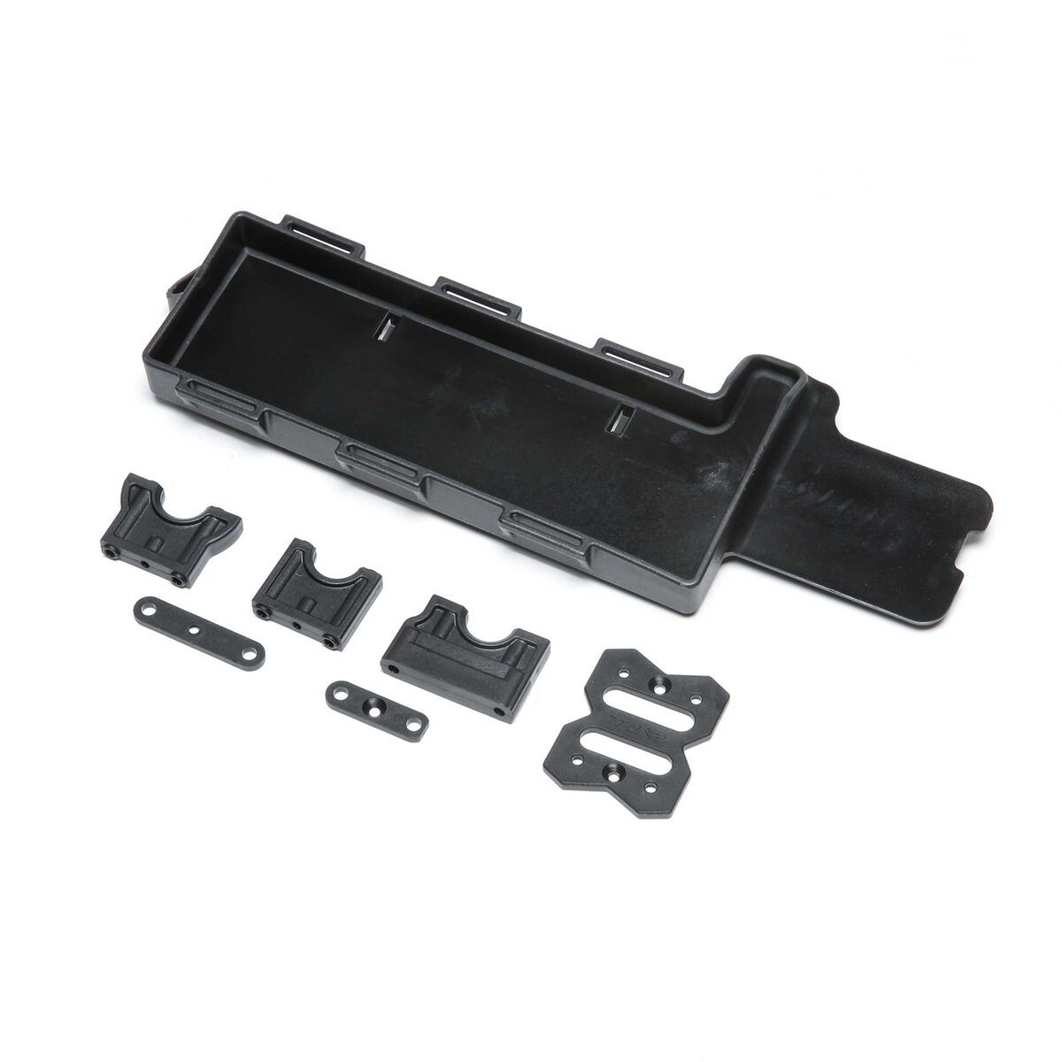 Battery Tray Center Diff Mount: 8XT — LOS-5273