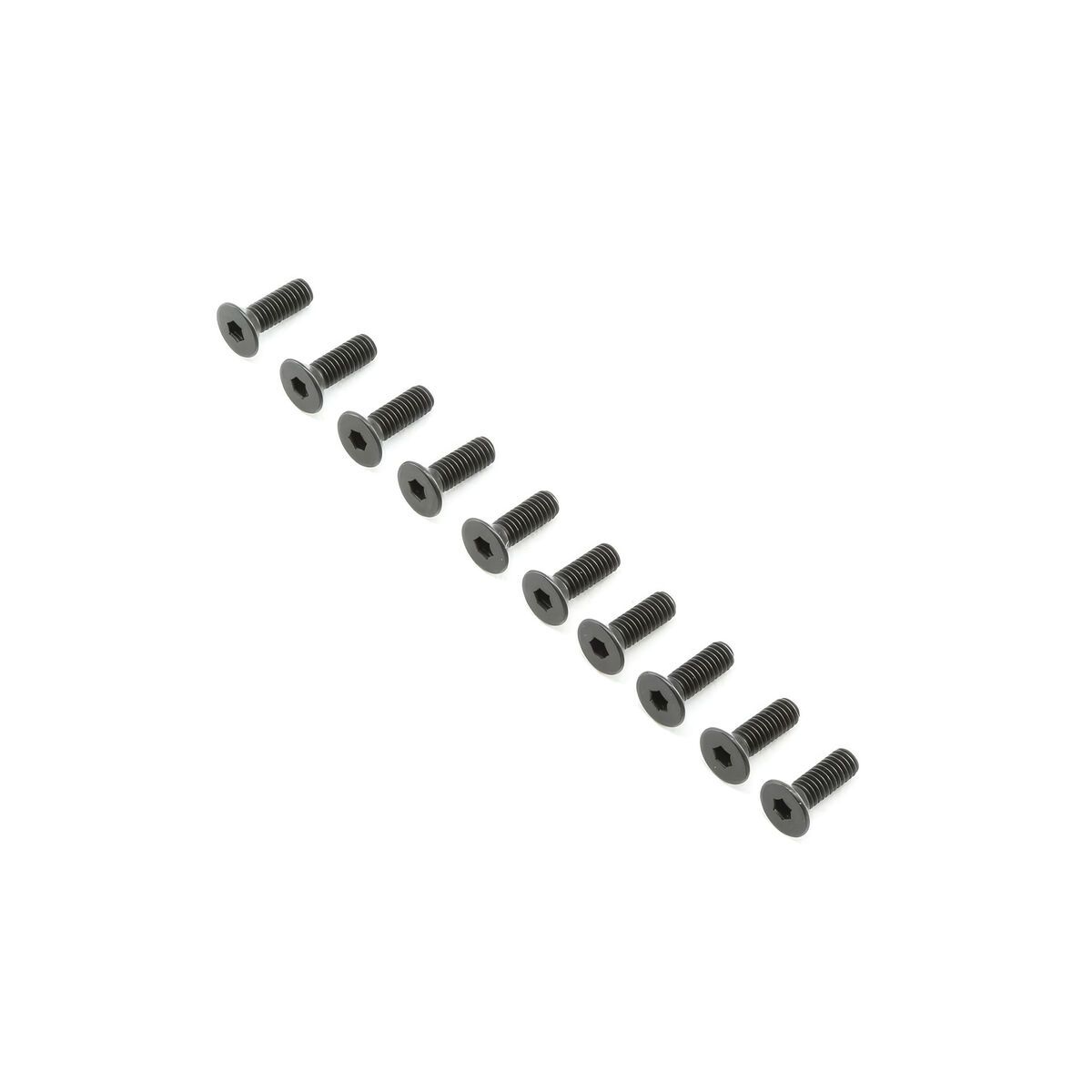 Flat Head Screws M4 x 12mm (10) — LOS-5254