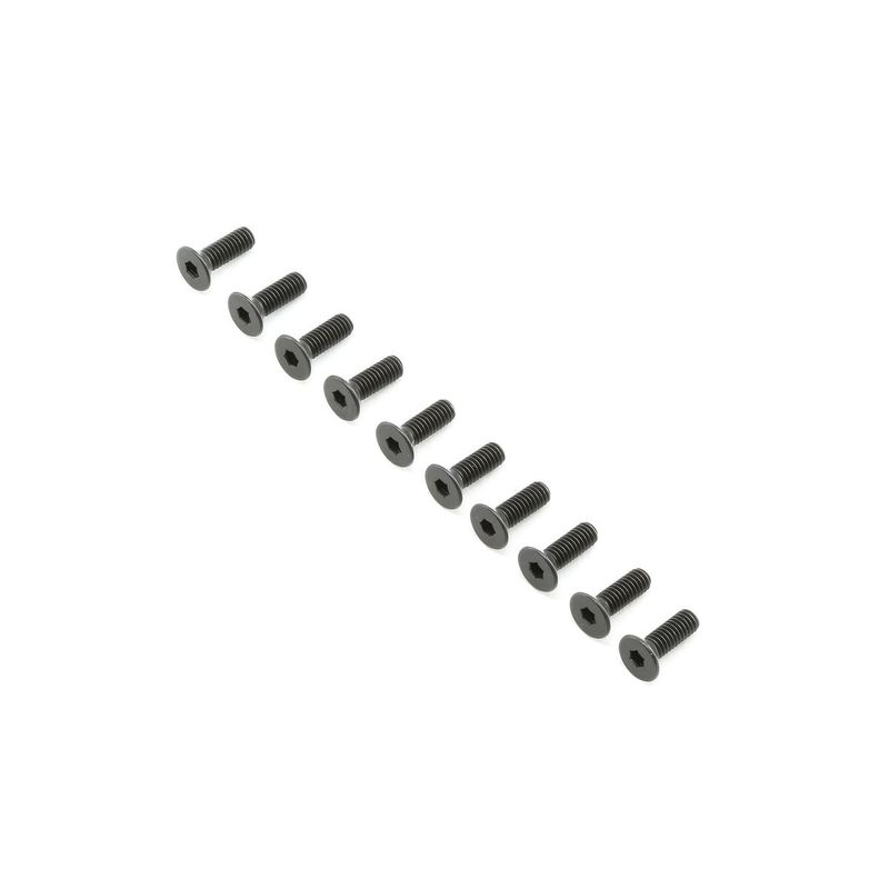 Flat Head Screws M4 x 12mm (10) — LOS-5254