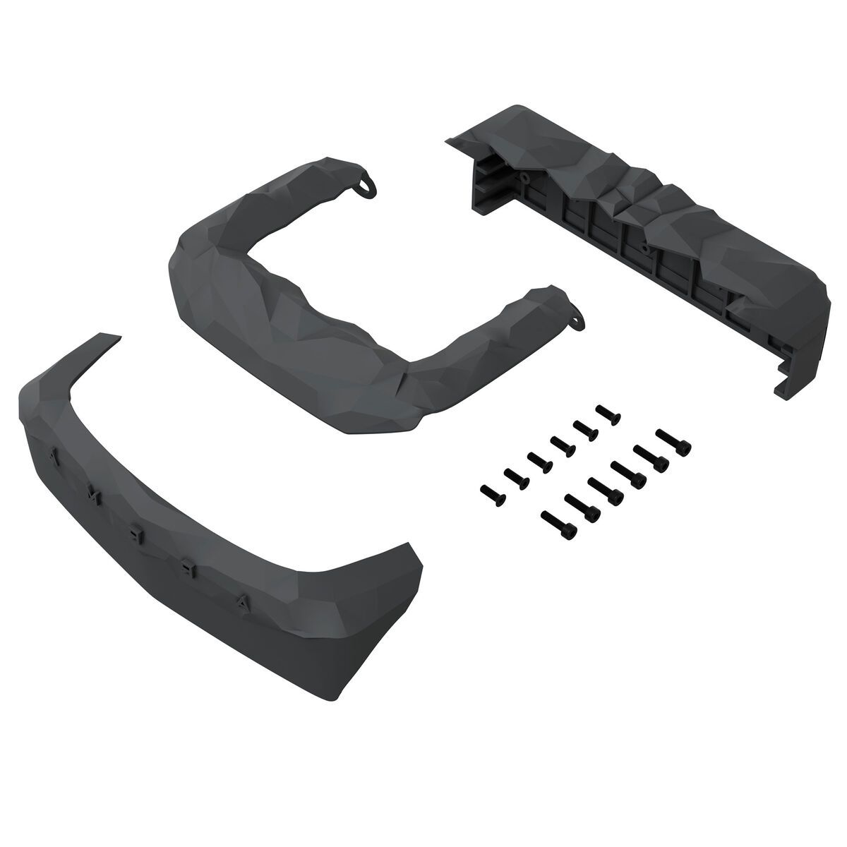 ARRMA Body Protector Set (3pcs), Gunmetal — ARA-4603