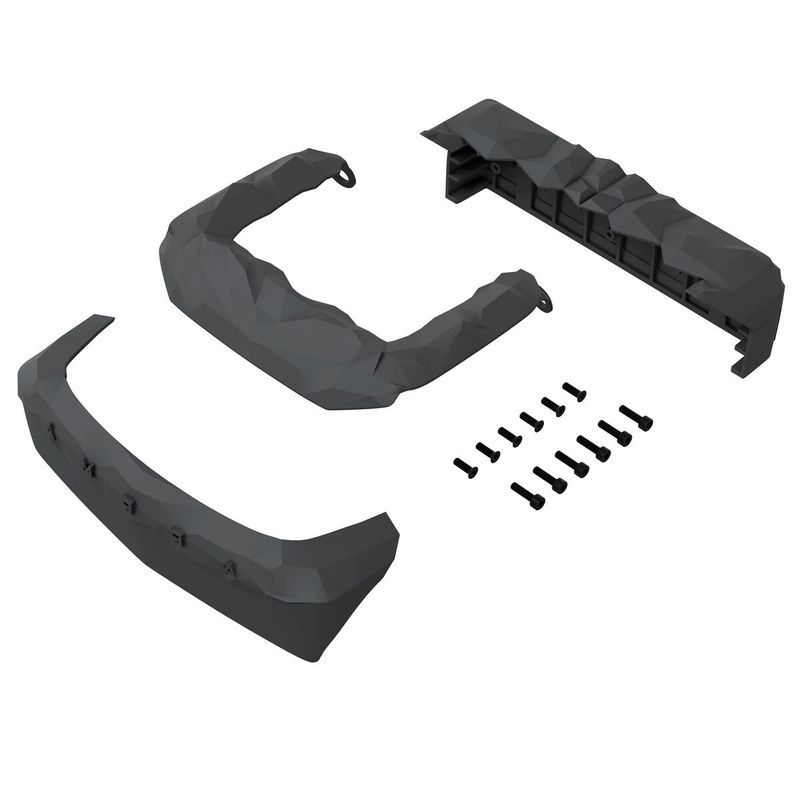 ARRMA Body Protector Set (3pcs), Gunmetal — ARA-4603
