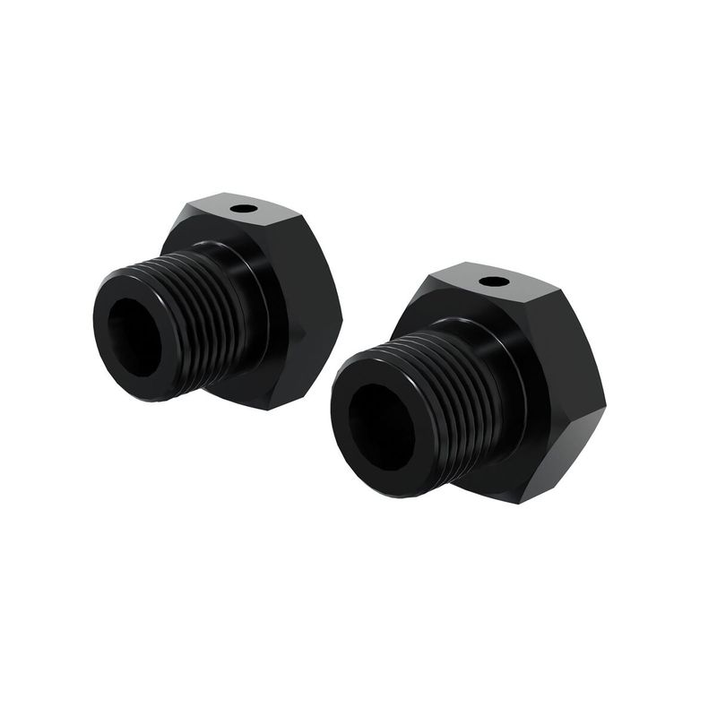 ARRMA Wheel Hex 17mm, Anodized Aluminum (2pcs), Black — ARA-4637