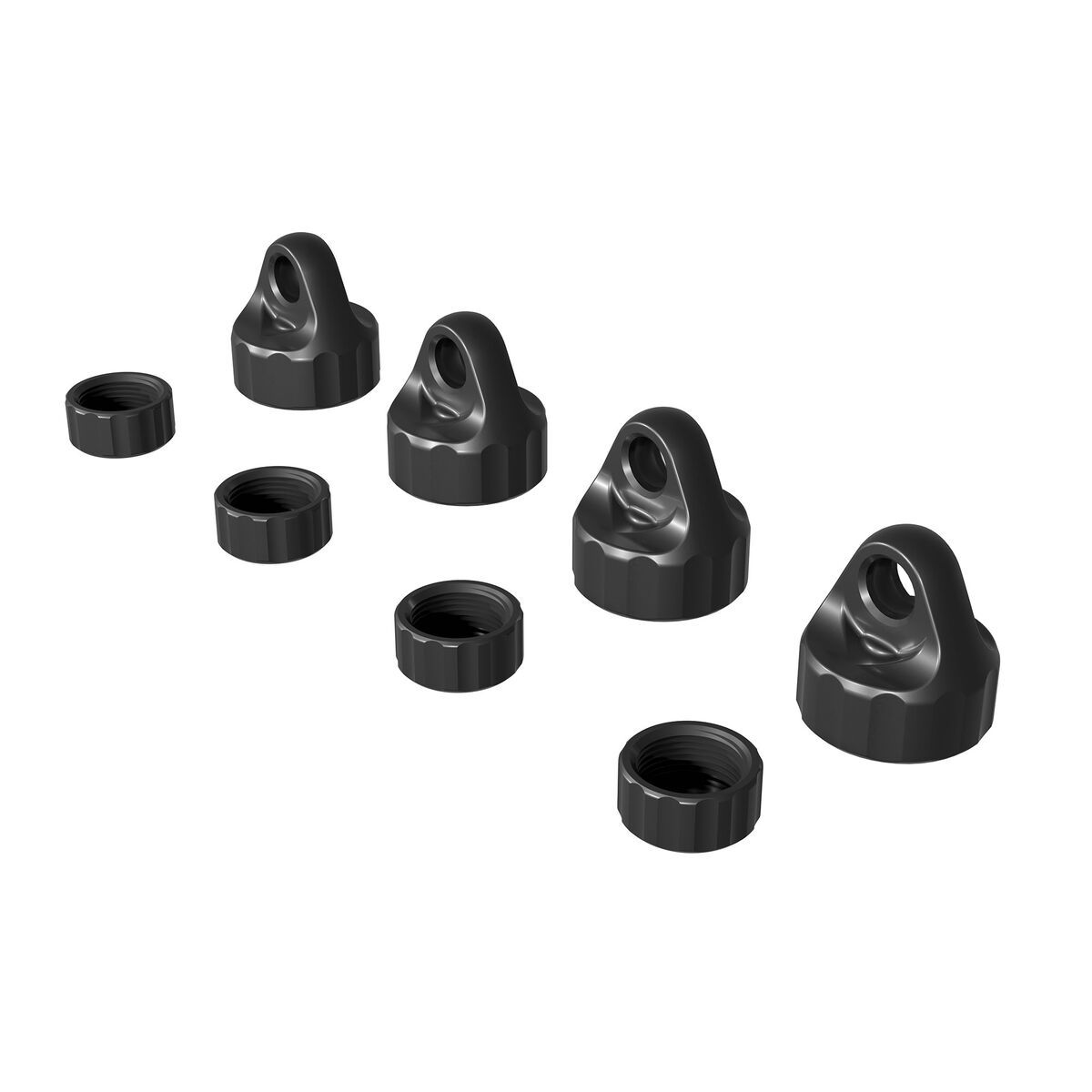 ARRMA Shock Cap (4pcs), Gunmetal: GROM — ARA-4781
