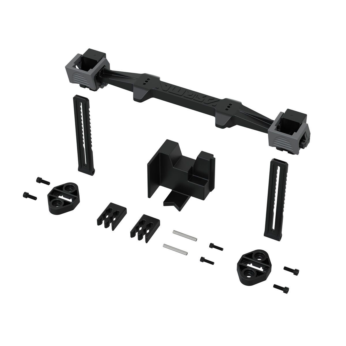 ARRMA Ratchet Battery Mounting Set, Gunmetal — ARA-4611
