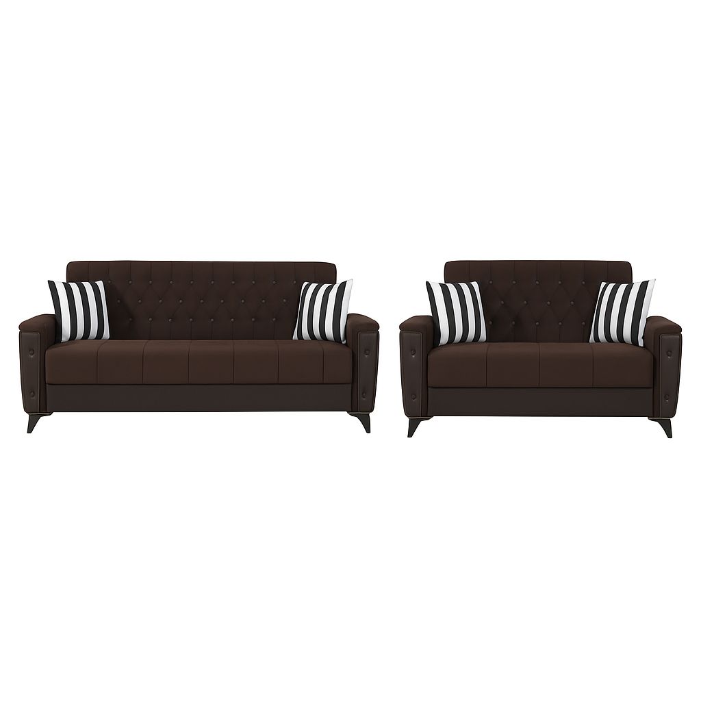 Turkish Rose 2 + 3 Seater Sofa Bed