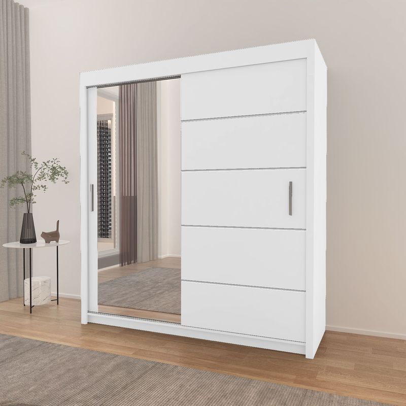 Sliding Mirror Door Wardrobe - Lyon
