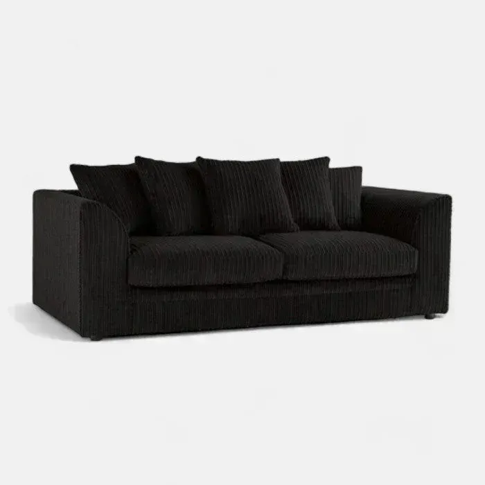 Manny Jumbo Cord 3 Seater Sofa