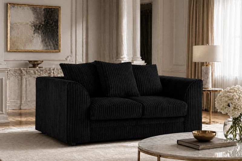 Manny 2 Seater Jumbo Cord Sofa