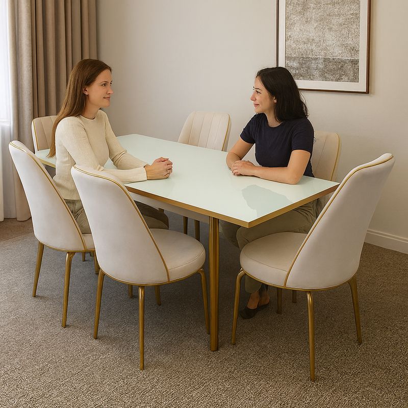 Madison Dining Table – White
