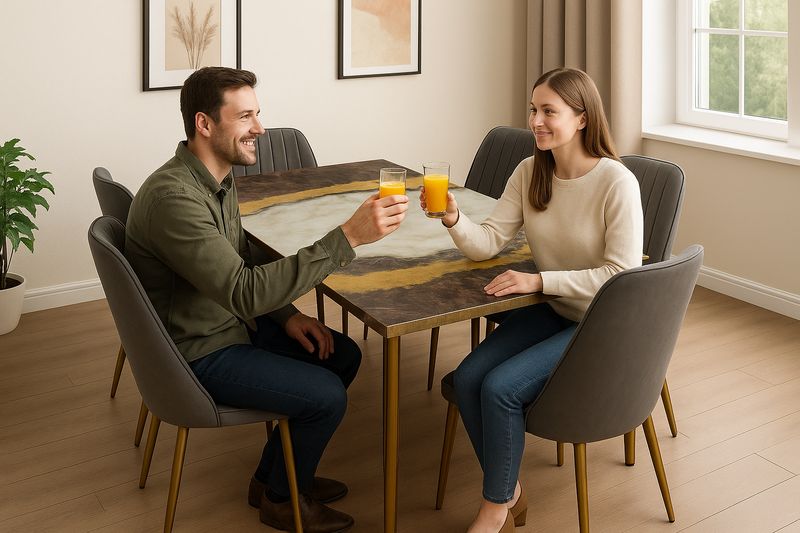 Madison Dining Table – Grey