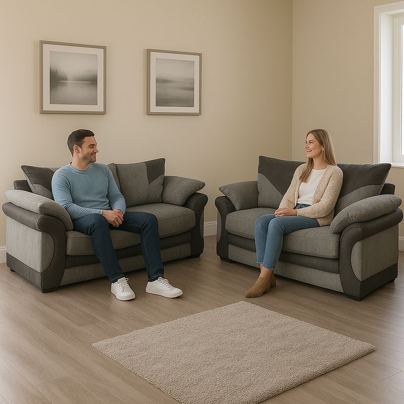 Dino Jumbo Cord 3+2 seater Sofa Set