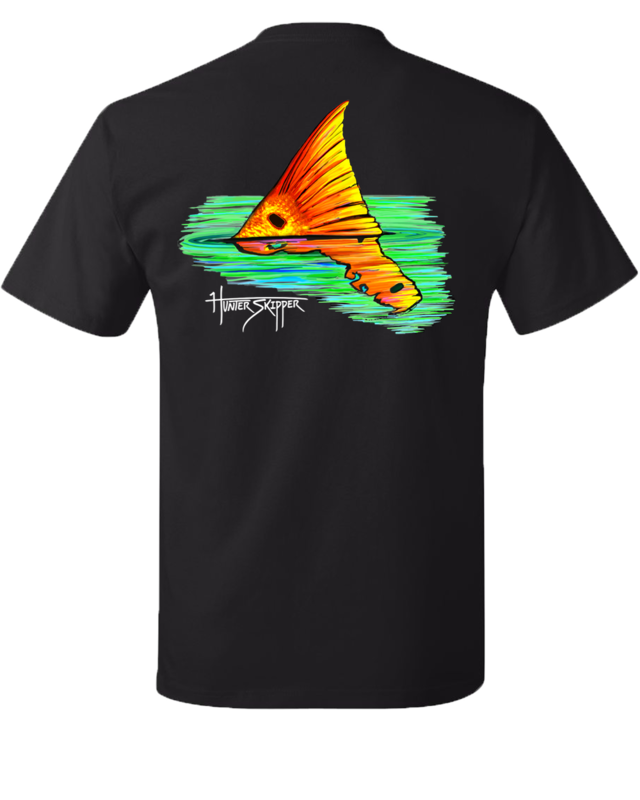 Redfish Reverie Black Short Sleeve