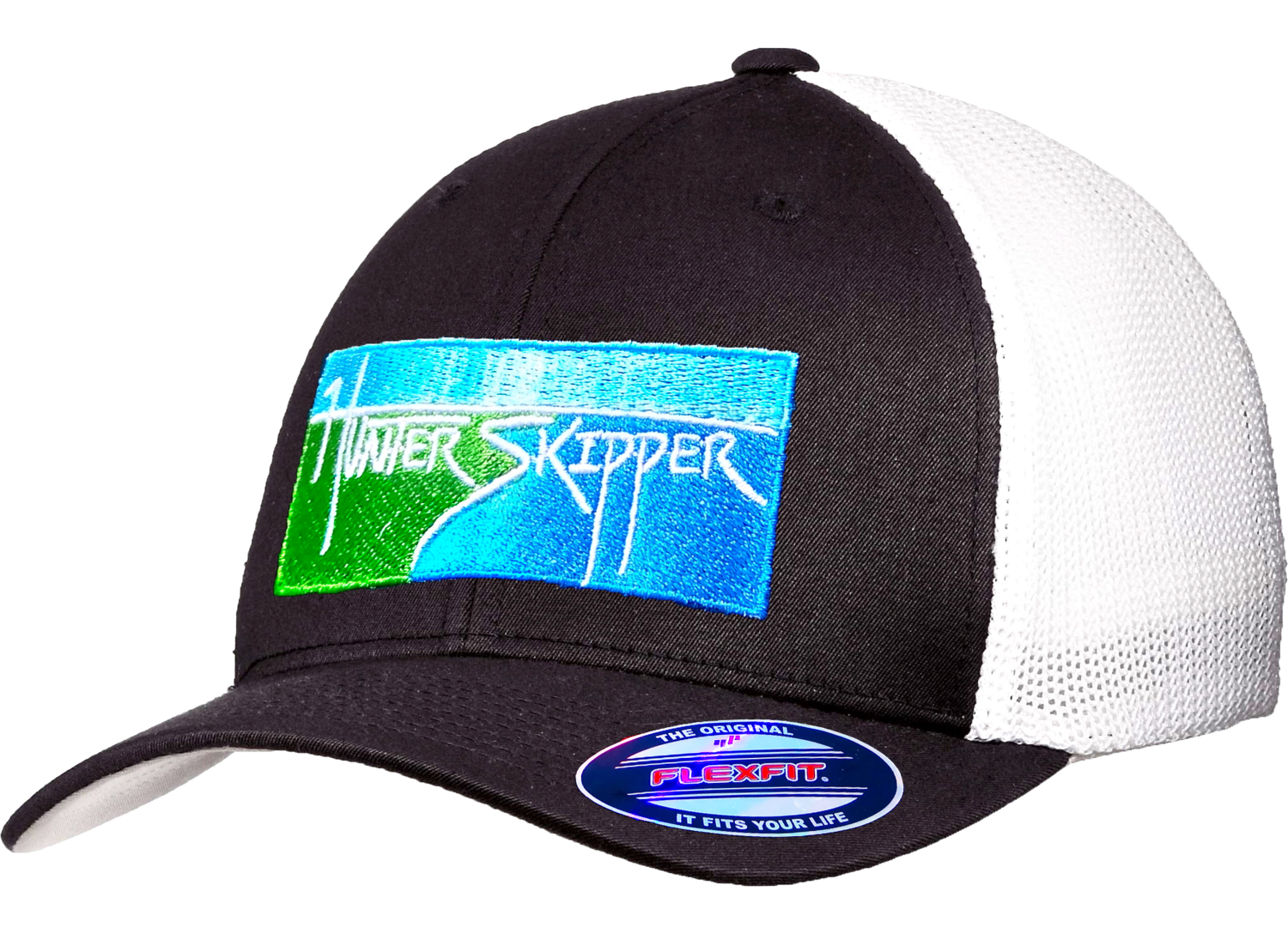 Hunter Skipper Trucker Hat Black/White