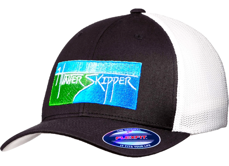 Hunter Skipper Trucker Hat Black/White
