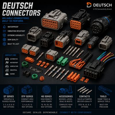 Deutsch Industrial (DTM, DT, DTP, HD)