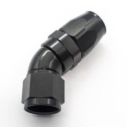 30º Degree Full Flow Taper Series Hose End (Black)