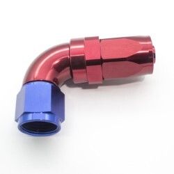 90º Degree Full Flow Taper Series Hose (Blue/Red)