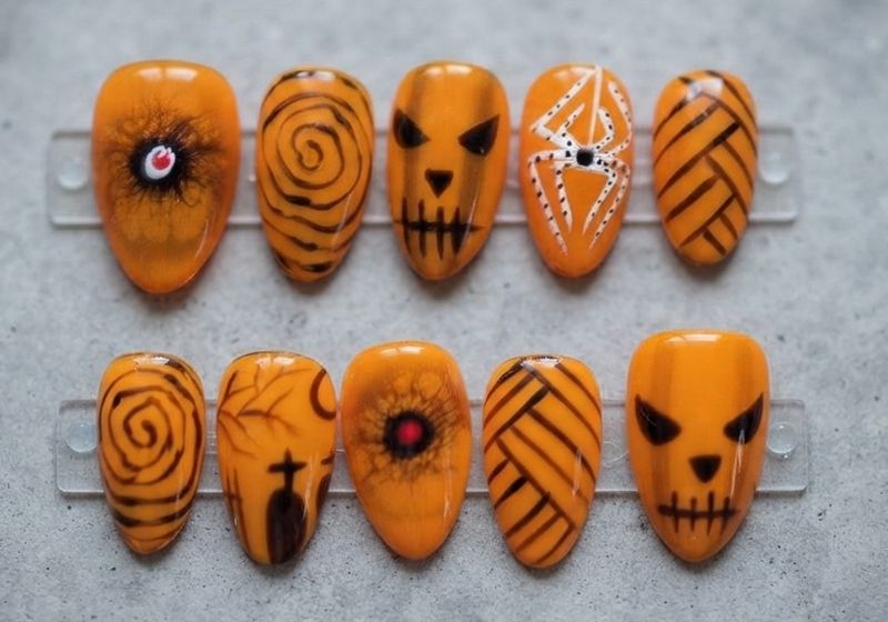 Spooky Orange Halloween