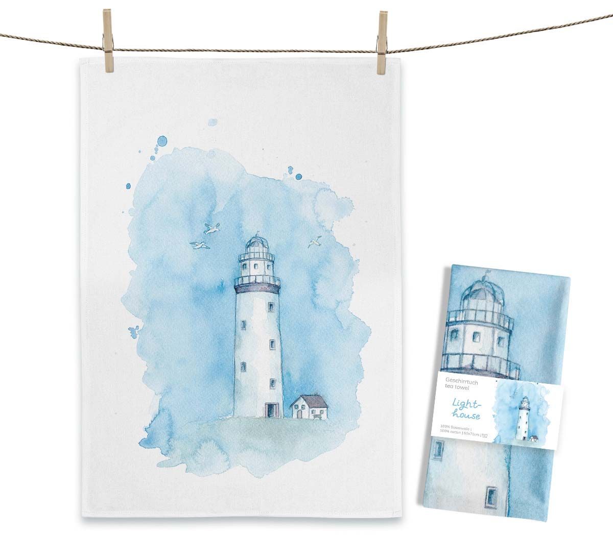 Geschirrtuch "Lighthouse" von Maluu