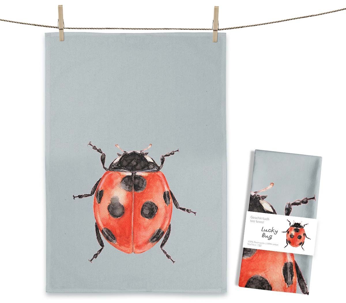 Geschirrtuch "Lucky Bug" von Maluu