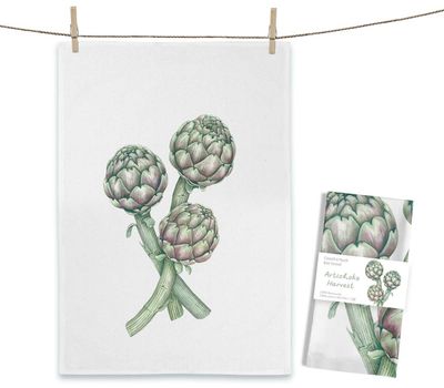Geschirrtuch "Artichoke Harvest" von Maluu
