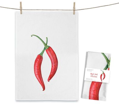 Geschirrtuch Geschirrtuch "Red Hot Chilies" von Maluu