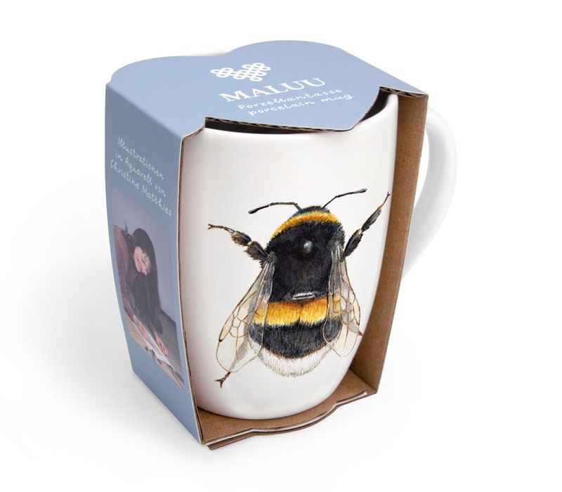 Porzellantasse Porzellantasse "Bumble Bee" von Maluu