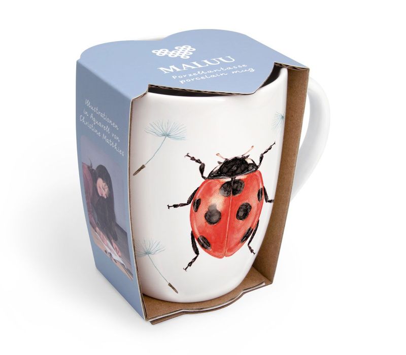 Porzellantasse Porzellantasse "Lucky Bug" von Maluu