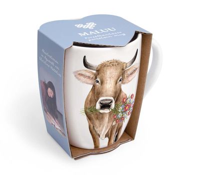 Porzellantasse Porzellantasse "Charming Cow" von Maluu