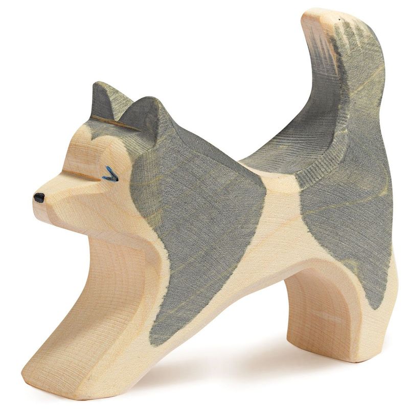 "Schlittenhund laufend" von Ostheimer Holzspielzeug