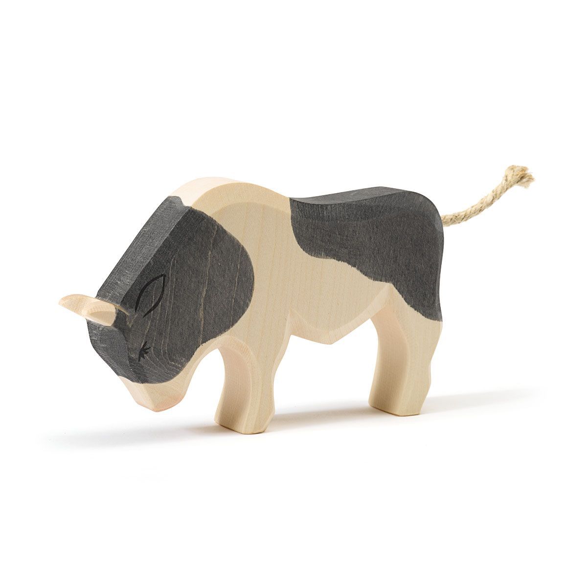 "Stier schwarz" von Ostheimer Holzspielzeug