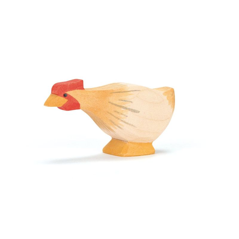 "Huhn ocker lang" von Ostheimer Holzspielzeug