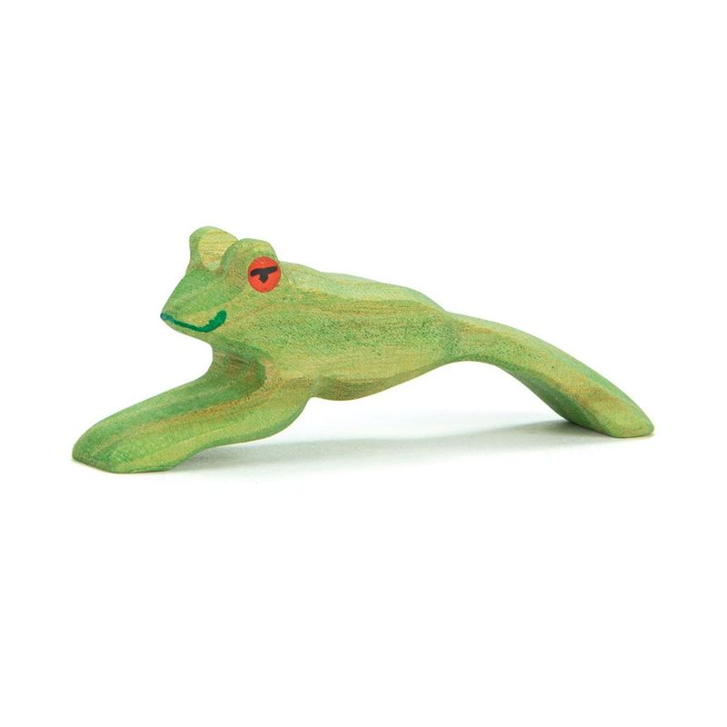 "Frosch springend" von Ostheimer Holzspielzeug