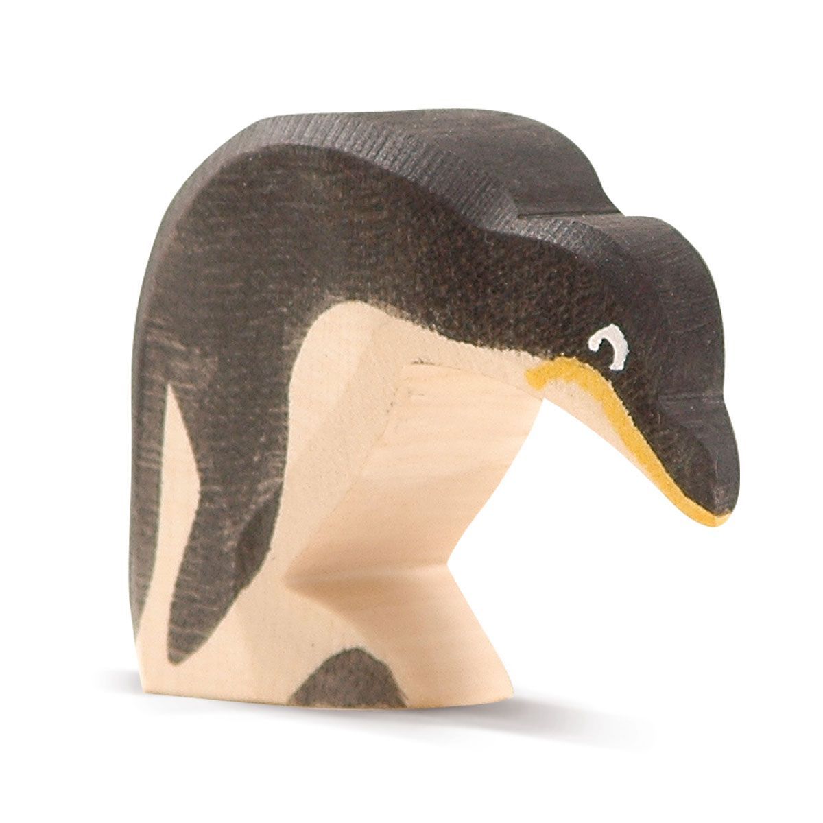 "Pinguin Kopf tief" von Ostheimer Holzspielzeug