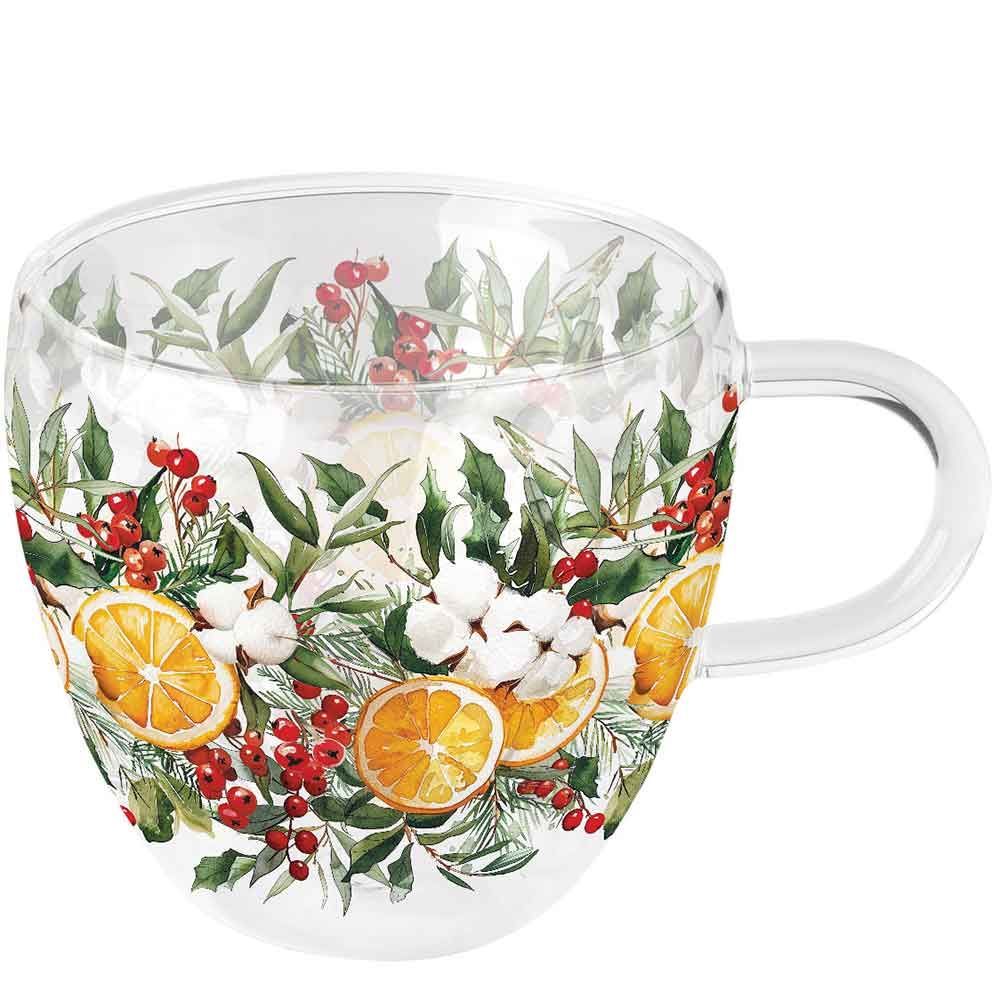 Teeglas Teeglas "Winter oranges"