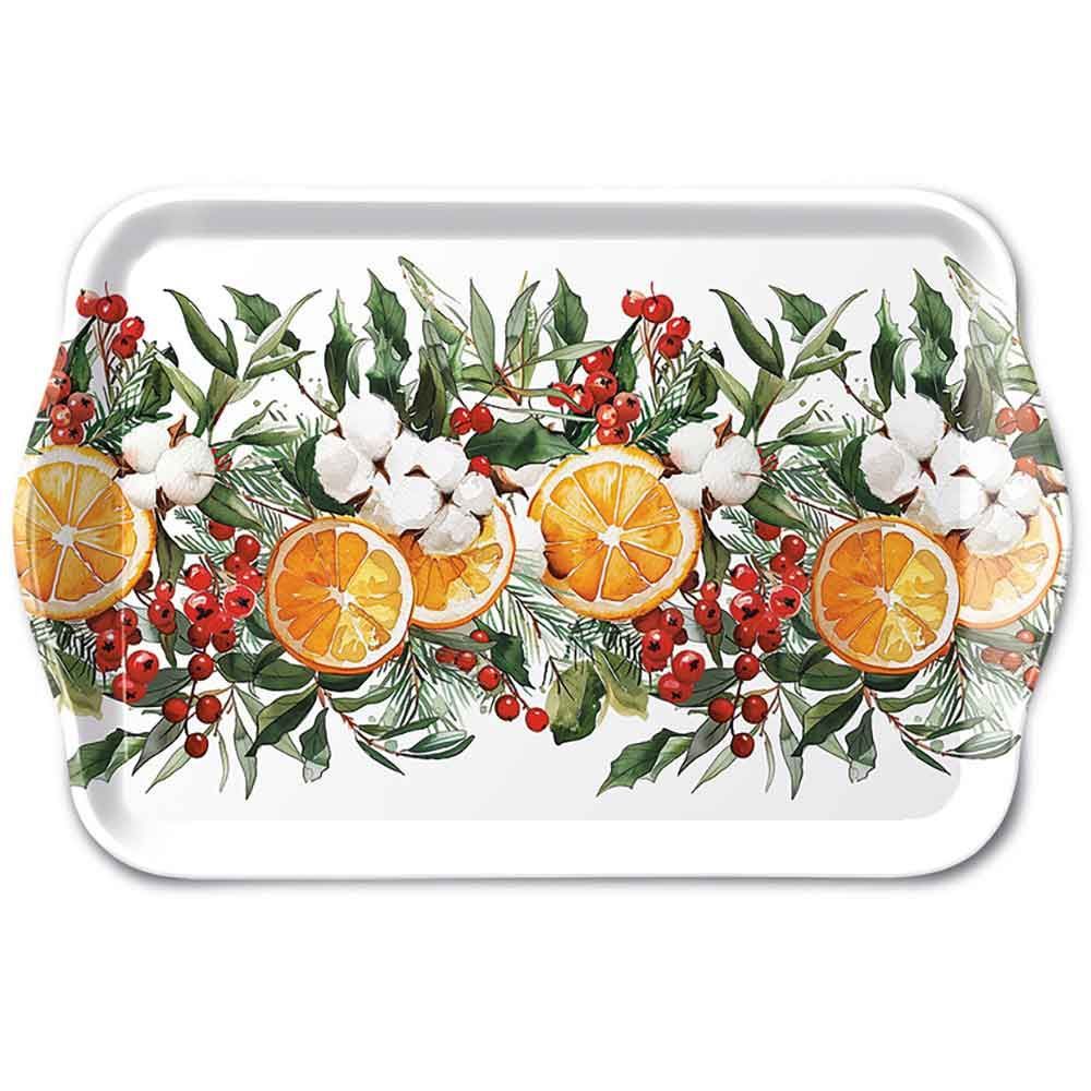 Tablett Tablett "Winter oranges"