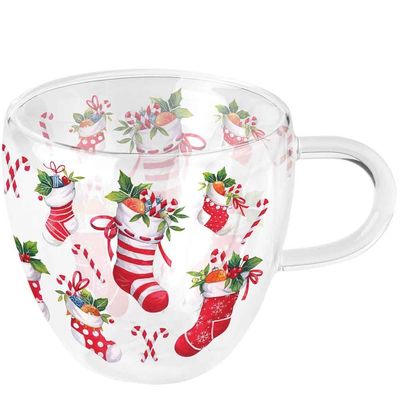 Teeglas "X-Mas stockings"