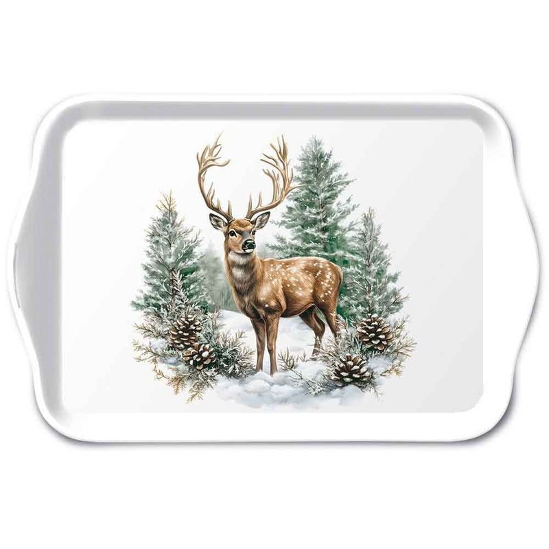 Tablett Tablett "Winter stag"