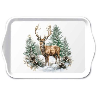 Tablett "Winter stag"