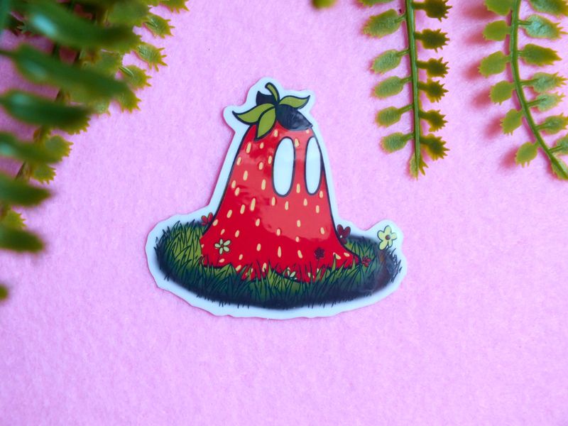 BLOB - Sticker - Erdbeere