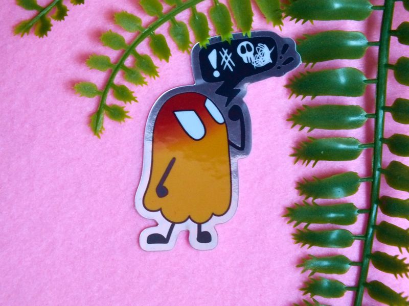 BLOB - Sticker - Fluchend
