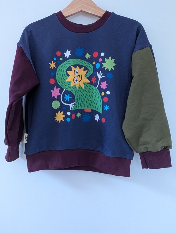 Spruce - Oversize Sweater French Terry Größe 110