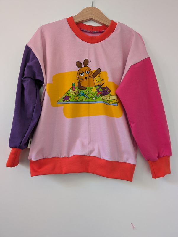 Die Sendung mit der Maus - Oversize Jerseysweater Größe 116