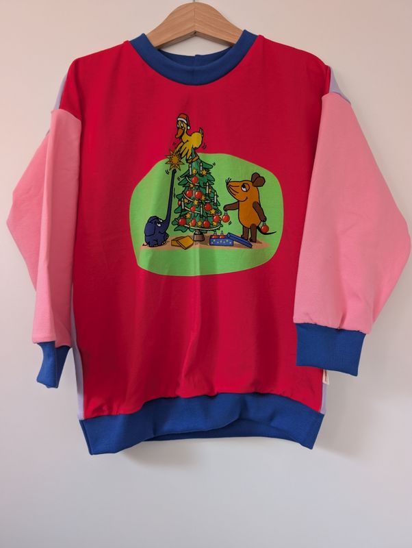 Die Sendung mit der Maus - Oversize Jerseysweater Größe 110