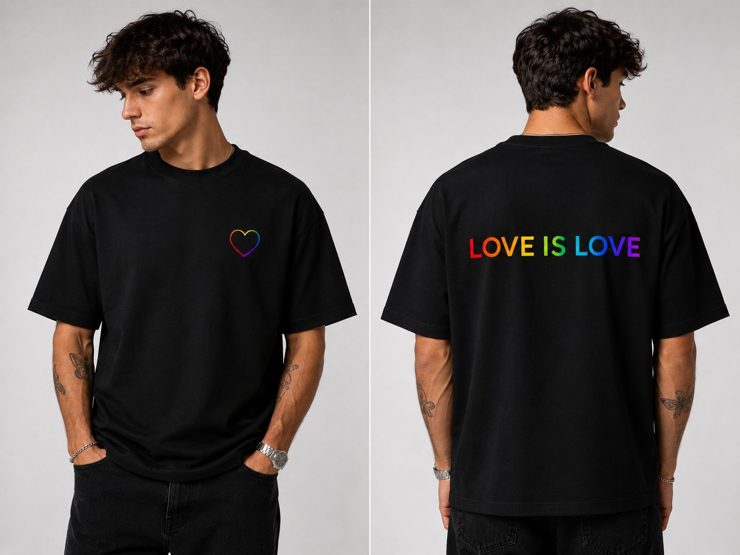 LOVE IS LOVE MEN T-SHIRT