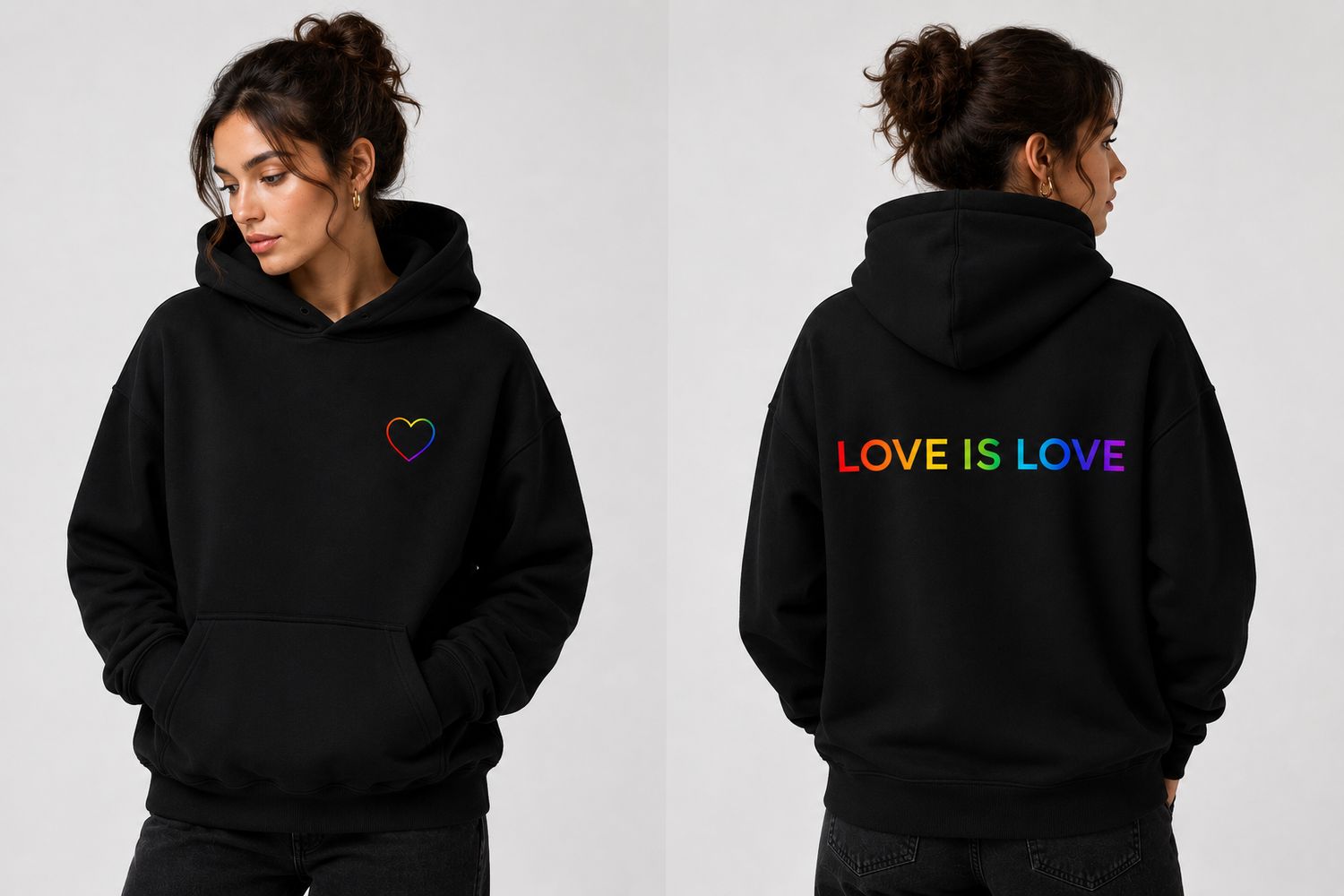 ​LOVE IS LOVE WOMAN HOODIE