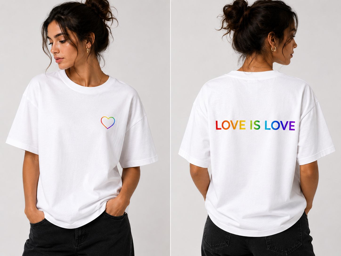 ​LOVE IS LOVE WOMAN T-SHIRT