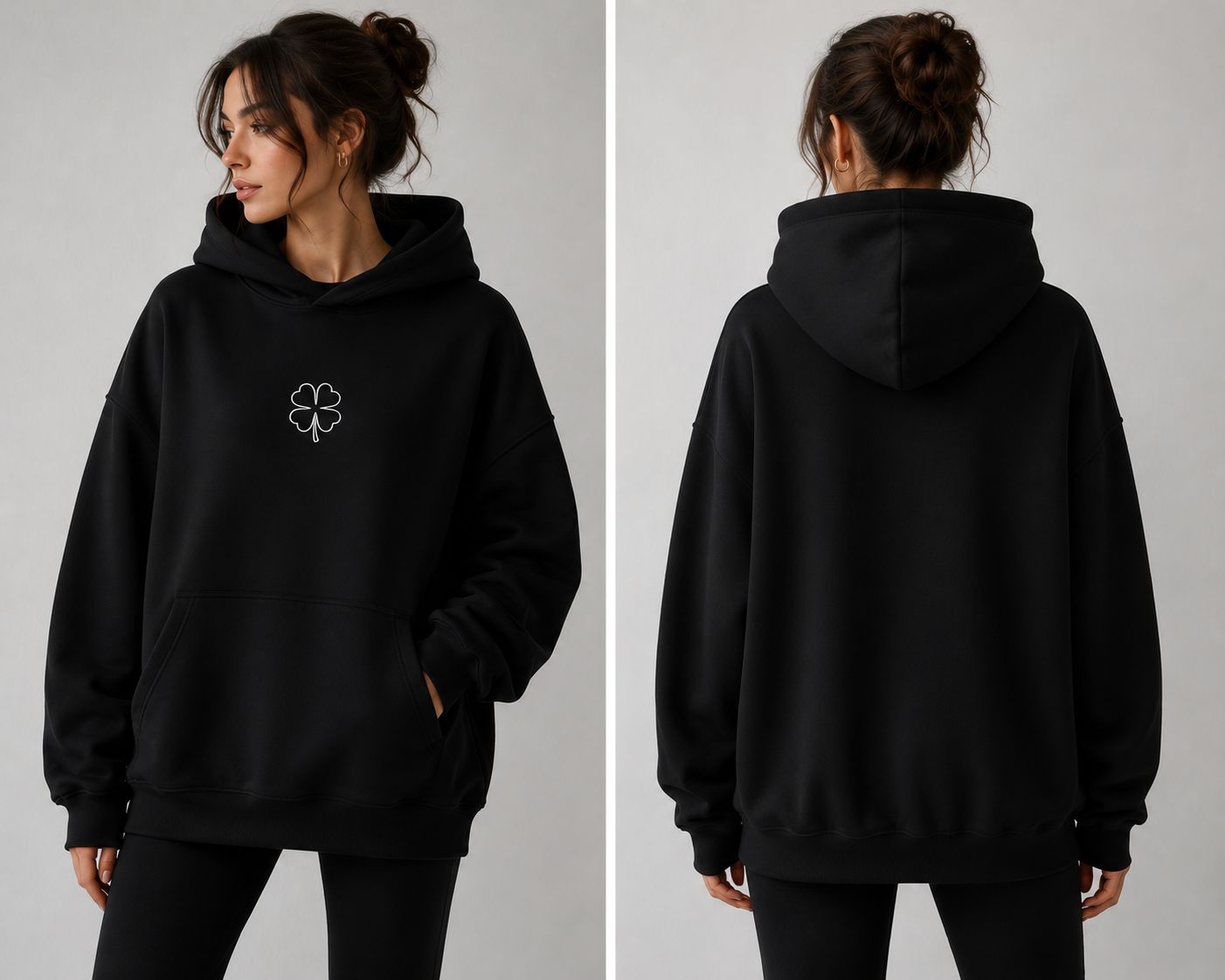 Lucky Mood Clover Hoodie