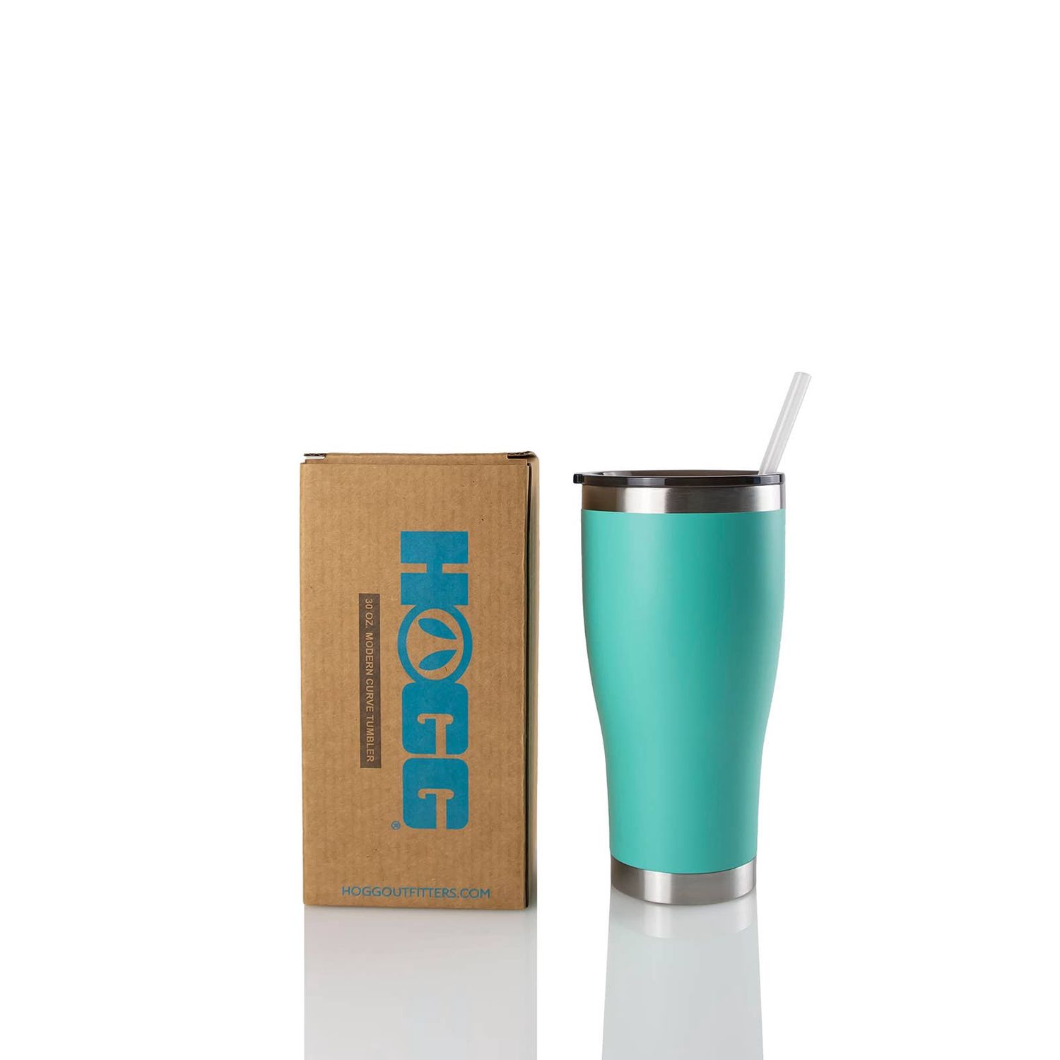 30oz POWDER COATED MODERN CURVE TUMBLER: Mint (Closeout)
