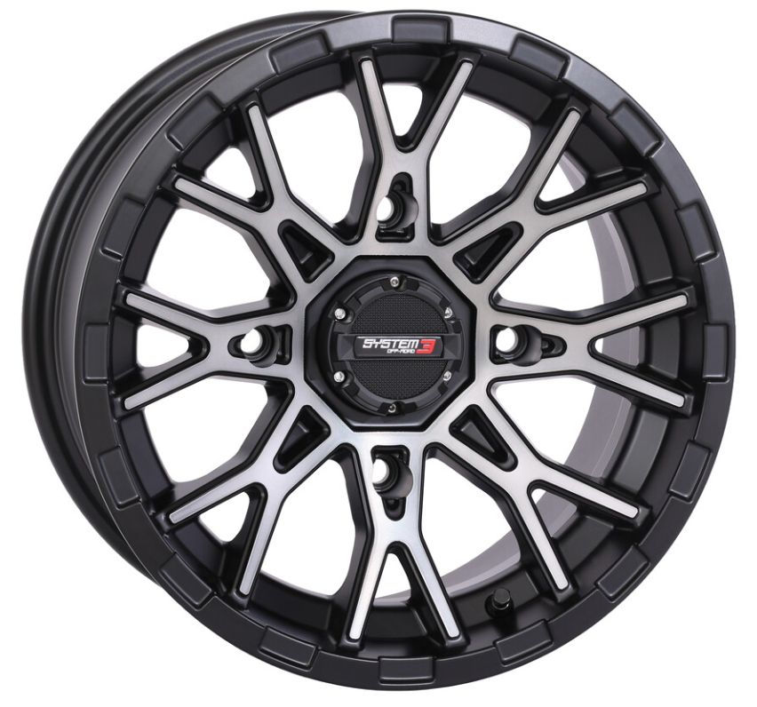 SYSTEM 3 ST6 WHEEL 14X7 4+3 (+10MM) 4/156 MATTE DARK TINT